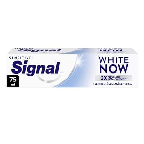 Signal dentifrice white now sensitive 75ml