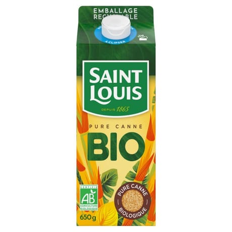 Saint Louis pack pure canne bio 650g