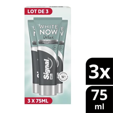 Signal wn deetox tp charbon 75ml x3