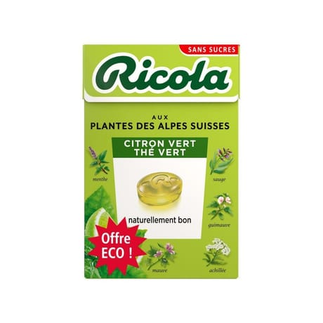 Ricola citron vert thé vert 50g