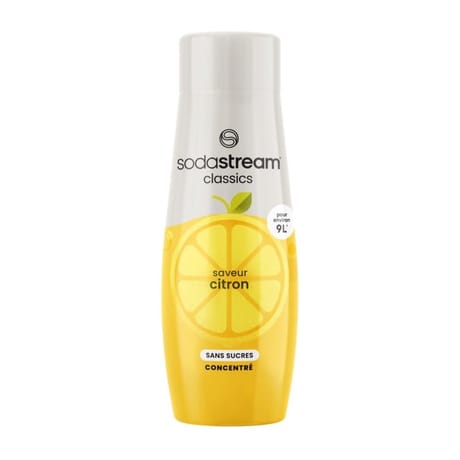 Sodastream concentré saveur citron sans sucres 440 ml 1024268330