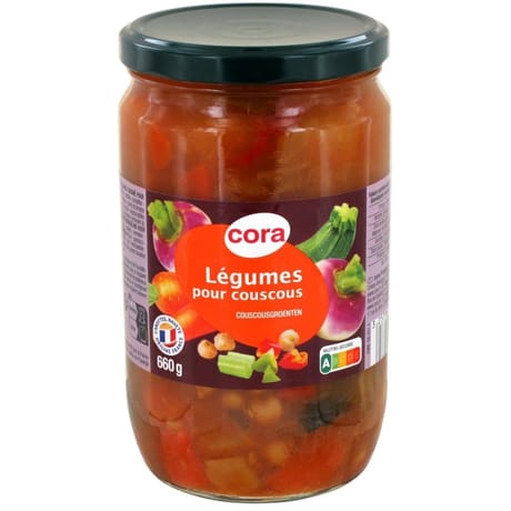 Cora légumes couscous 660g