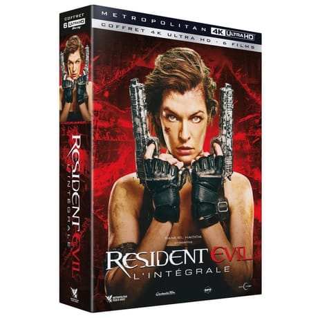 Coffret blu ray  4k resident evil - l'integrale - 7 films