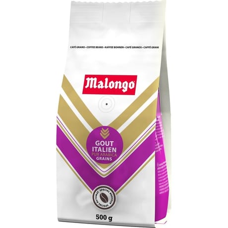 Malongo café en grains goût italien 500g
