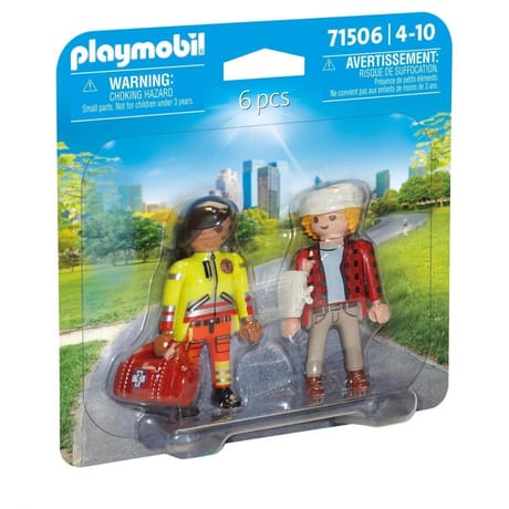 71506 Secouriste avec blessé