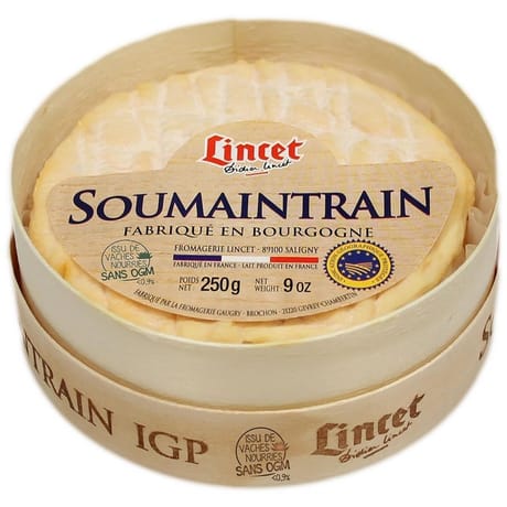 Soumaintrain igp 250g boîte bois lait pasteurisé de vache