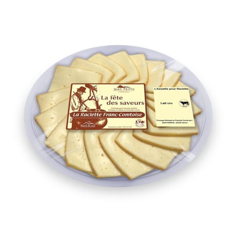 Assiette raclette 18 tranches au lait cru 540g