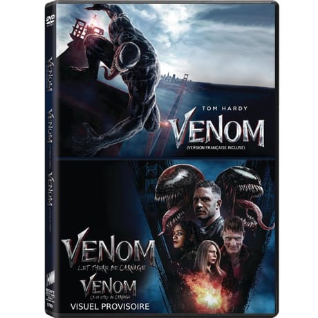 Coffret dvd venom let there be carnage + venom
