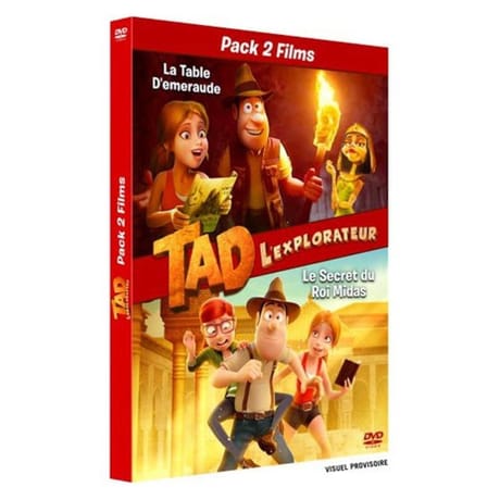 Coffret dvd Tad l'explorateur (Le secret du roi midas et la table d'emeraude )