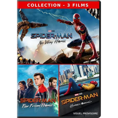 Coffret dvd soider-man  3 films (2022)