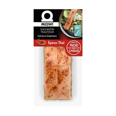 MOWI Traiteur Saumon Mi-cuit aux épices Thaï x2 ASC