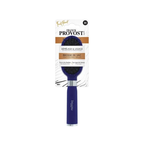 Franck provost brosse voyage pneumatique picots nylon petit modèle noir bleu ou rose