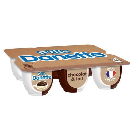 P'tite Danette chocolat et lait 6x70g