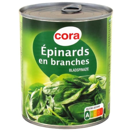 Cora épinards en branches 4/4 530g