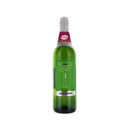 Harmony blanc boisson fermentée désalcoolisée à base de raisin 75 cl