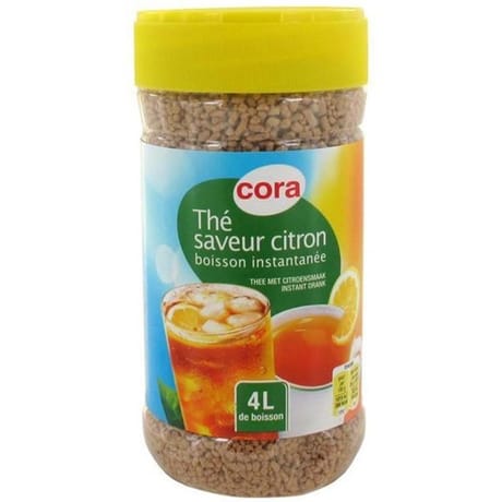 Cora thé saveur citron soluble 400g