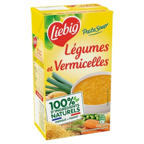 Liebig pasta soup' farandole de petits légumes et pâtes 1l