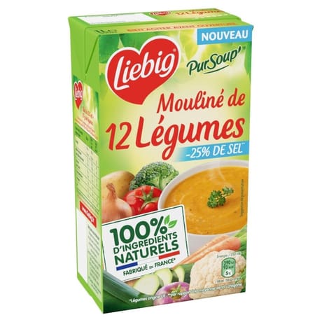 Liebig mouliné de 12 légumes 1l