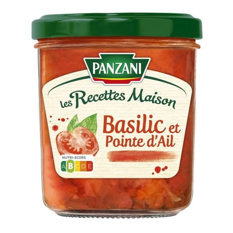Panzani sauce qualité fraichement cuisinée basilic 320g