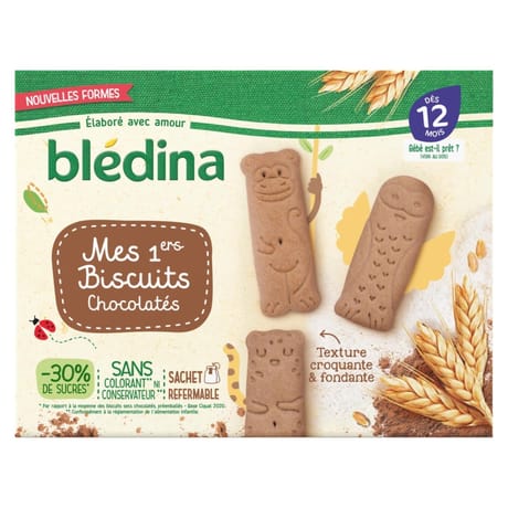 Bledina mes 1ers biscuits chocolatés 150g dès 12 mois
