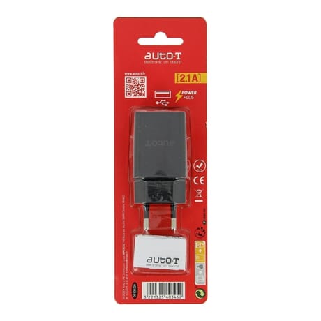 Auto-t mini-prise murale de voyage usb 2,1a 52g