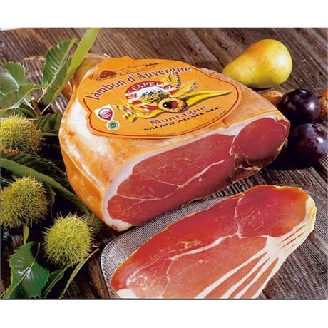 Jambon d'auvergne igp 9 mois capelin montagne