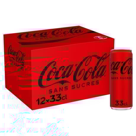 Coca-cola zéro boite 12x33cl
