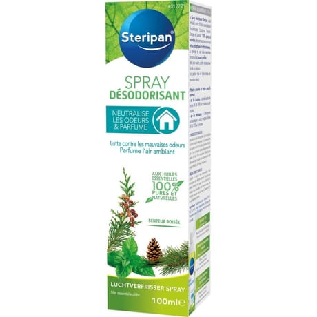 Steripan spray désodorisant aux huiles essentielles 100ml