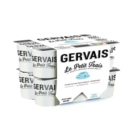 Gervais le petit frais nature 3,9 % 12X60G
