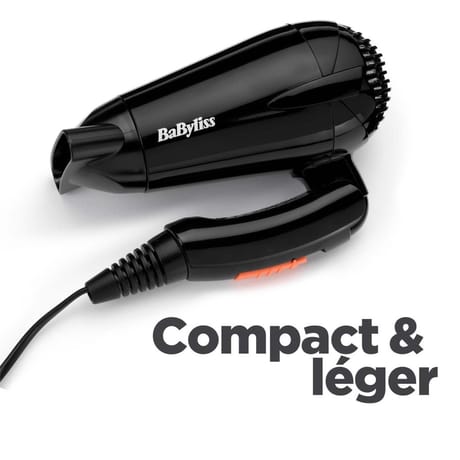 Babyliss Sèche cheveux de voyage travel dry 2000 5344E