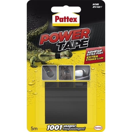 Pattex power tape auto moto noir 5 m