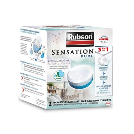 Rubson 2 recharges sensation bien-être 3 en 1 - 600 g