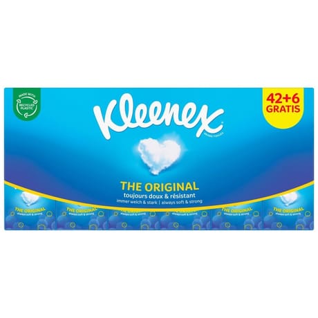 Kleenex original etuis mini 42+6 offerts