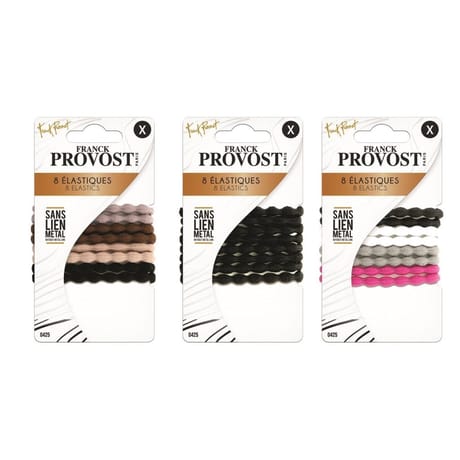 Franck provost élastiques x lot de 8 x3