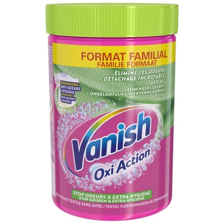Vanish oxi action poudre stop odeurs 750g format familial