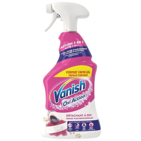 Vanish oxi action pistolet détachant à sec 900ml format familial