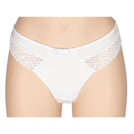 Tanga ligne Eden Escort Lingerie BLANC 44/46