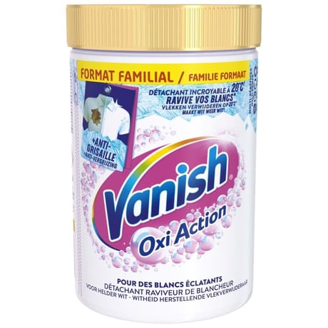 Vanish oxi action détachant booster de blancheur format familial 720g