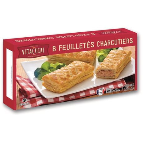 Vitacuire 8 feuilletés charcutier 520g