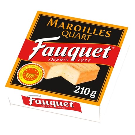 Fauquet maroilles aop quart 210g