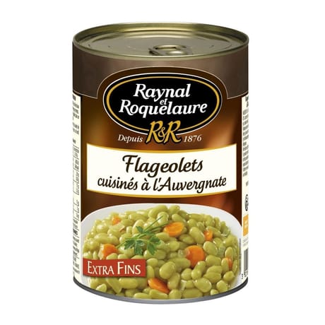 Raynal et roquelaure flageolets cuisines auvergnate 410g