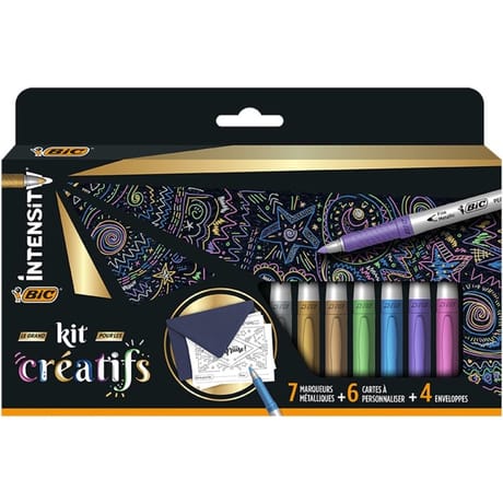 Bic intensity metallic kit x17