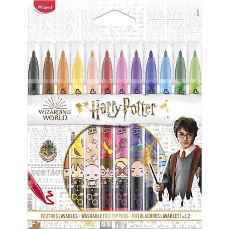 Feutres Harry Potter x12 pochette carton