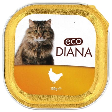Eco diana terrine au poulet pour chat 100g