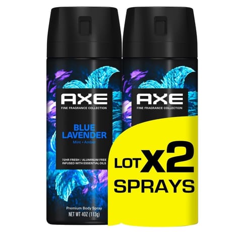 Axe déodorant aérosol blue lavender 30ml