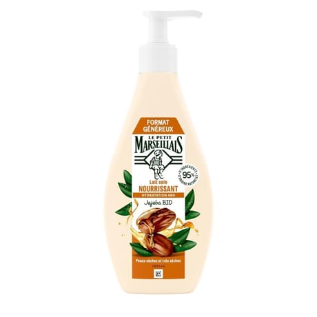 Le petit marseillais bio lait corps jojoba 400ml