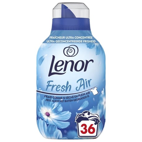 Lenor liquide adoucissant fraîcheur matinale 36 doses 0.504l