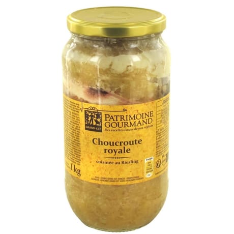 Patrimoine gourmand choucroute royale cuisinée au Riesling 1kg