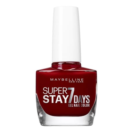 Gemey maybelline vernis à ongles gel superstay 7 days 501 rouge laque