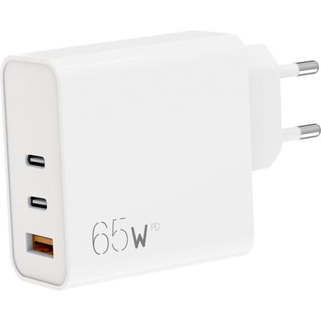Apm chargeur secteur gan triple 2 usbc 1 usba pd 65w blanc 570412
